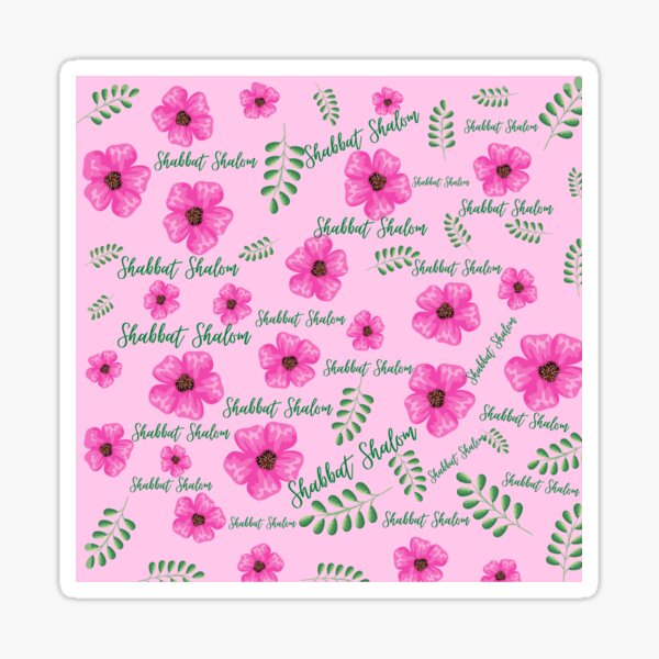 Shabbat Shalom a thousand times Sticker