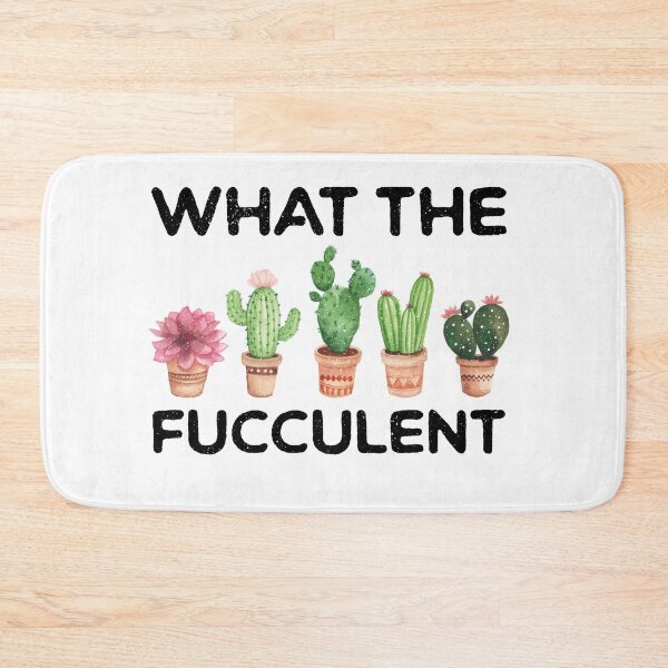 Item preview, What the Fucculent Cactus Succulents Plants Gardening Gift Vintage Retro designed and sold by ambaart.