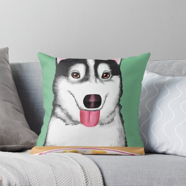 Item preview, Copy of Dmitri the Husky eats Bacon and Eggs designed and sold by DigandDig.