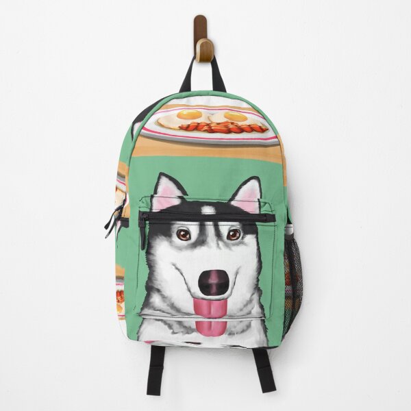 Item preview, Copy of Dmitri the Husky eats Bacon and Eggs designed and sold by DigandDig.