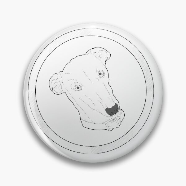 Item preview, Whippets Sighthounds Tag Face Illustration designed and sold by SassySighthound.
