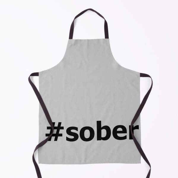 Item preview, #Sober Design for those in Recovery from Addiction (Black Font - White Background) - AA Gift Sobriety Gift designed and sold by Zen Goat.