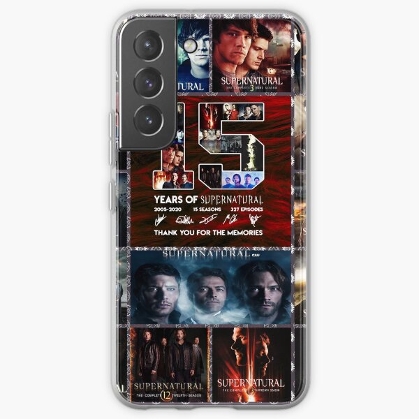 Supernatural 15 Seasons Samsung Galaxy Soft Case