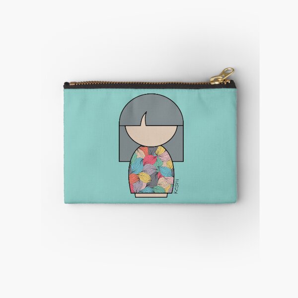 Item preview, Modern Colorful Japanese Kokeshi Doll   designed and sold by lmcvinco.