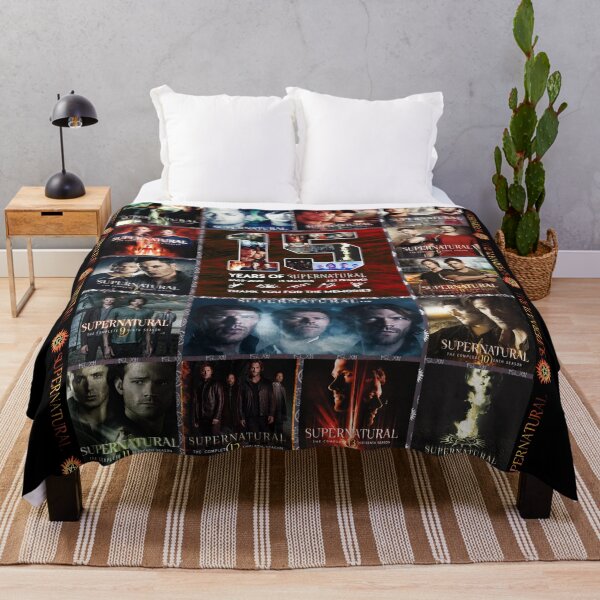 Supernatural 15 Seasons Throw Blanket