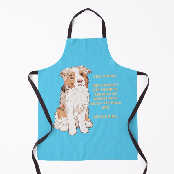 Item preview, Red Merle Australian Shepherd - Aussie Kiba KNOWS HOW MUCH VET BILLS COST designed and sold by Ivy Fox Illustration.