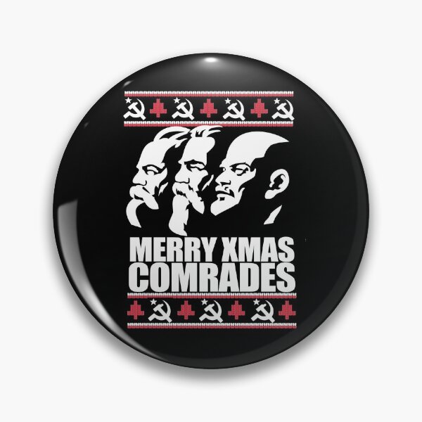 Item preview, MERRY CHRISTMAS COMRADE Ugly Xmas Sweater Marx Lenin Engels Funny Marxist Christmas Communist Meme  designed and sold by starkle.