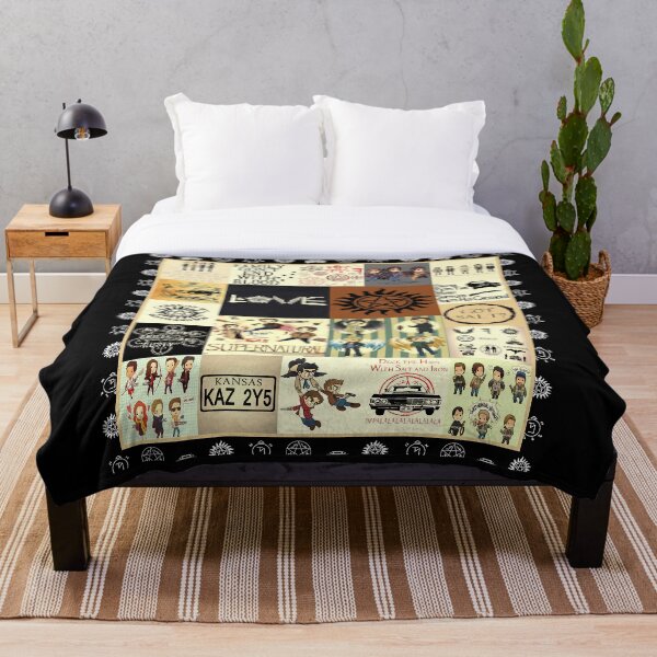 Supernatural 15 Seasons Throw Blanket
