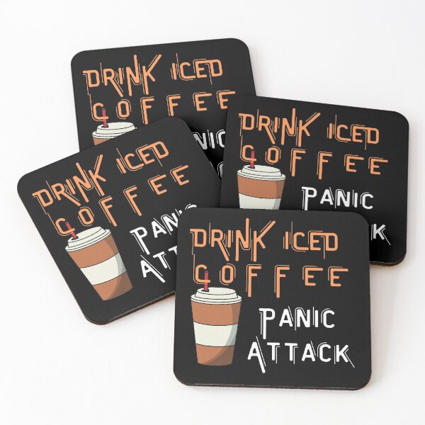 Item preview, Drink Iced Coffee Panic Attack designed and sold by Spot Sweet.