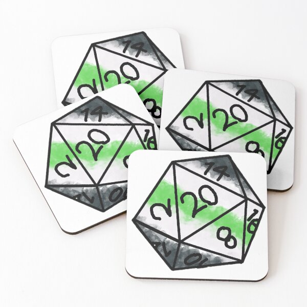 Item preview, Pride Dice - Agender designed and sold by AdrianeTempest.