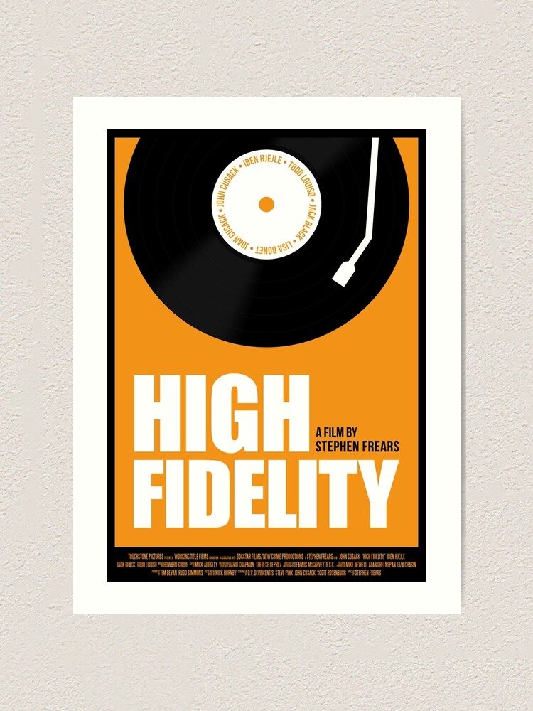 High Fidelity Film Poster Art Print By Polardesigns Redbubble