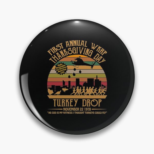 Item preview, First Annual WKRP Thanksgiving Day Turkey Drop Vintage Retro T-Shirt designed and sold by bestseller2047.