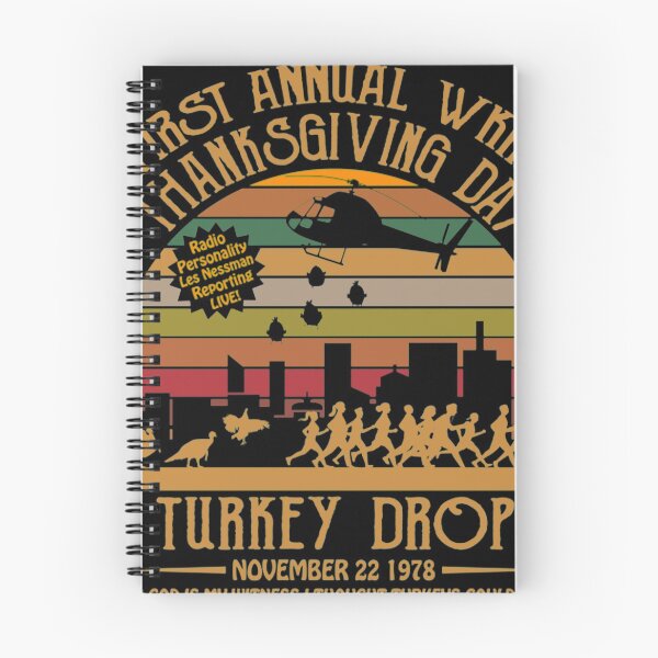 Item preview, First Annual WKRP Thanksgiving Day Turkey Drop Vintage Retro T-Shirt designed and sold by bestseller2047.