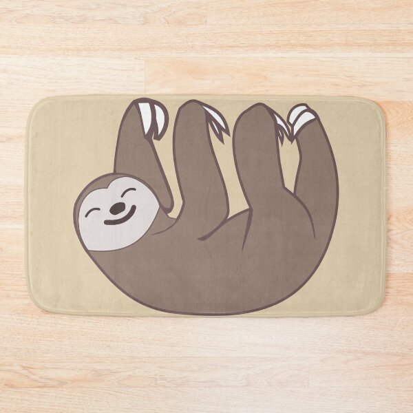 Item preview, Furry brown sleepy smiling sloth white talon claw grip (minimalist anime) designed and sold by Deegital18.