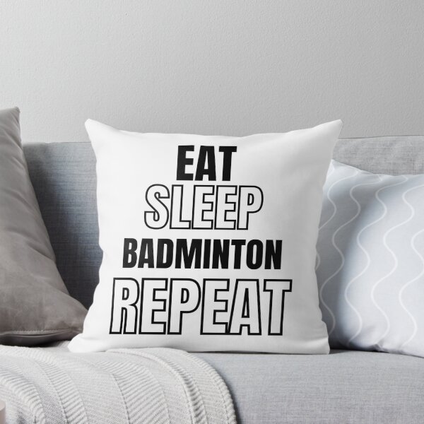 Item preview, Eat Sleep Badminton Repeat designed and sold by Billie Sims.