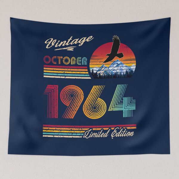 Item preview, October 1964 Birthday designed and sold by GreenSplash.