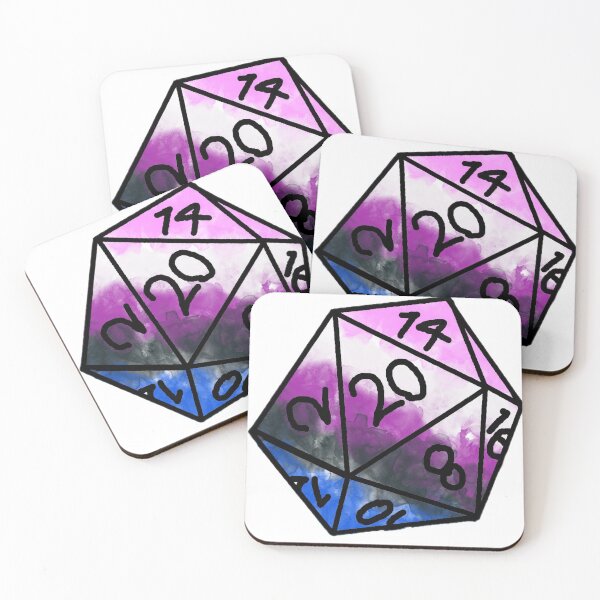 Item preview, Pride Dice - Genderfluid designed and sold by AdrianeTempest.