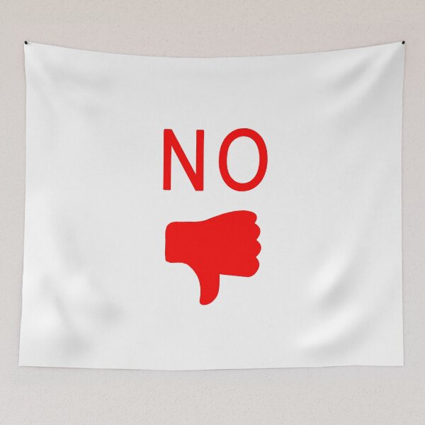 Item preview, No thumbs down Red designed and sold by Roy Store.