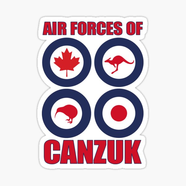Air Forces of CANZUK roundels graphic Sticker
