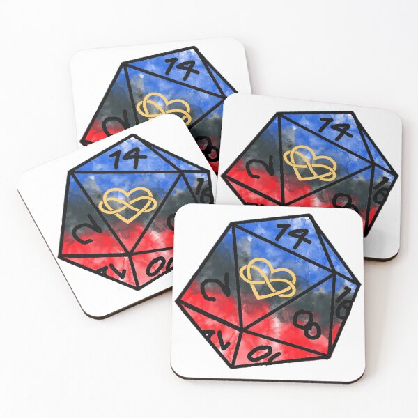 Item preview, Pride Dice - Polyamourous designed and sold by AdrianeTempest.