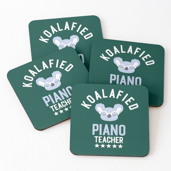 Item preview, Koalafied Piano Teacher - Funny Gift Idea for Piano Teachers designed and sold by betternotes.