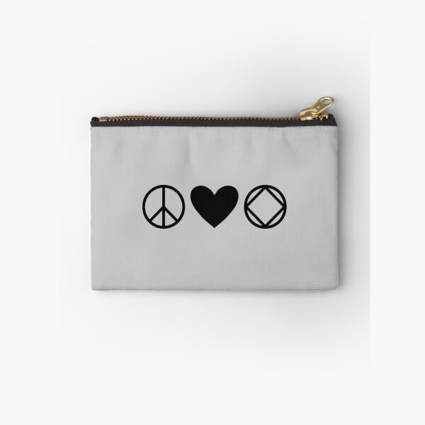 Item preview, Peace, Love, NA (Narcotics Anonymous) designed and sold by RecoveryGift.