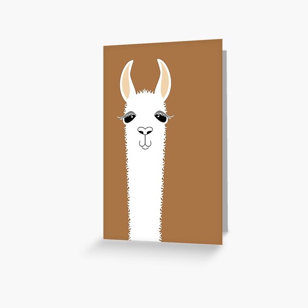 LLAMA PORTRAIT #9 Greeting Card