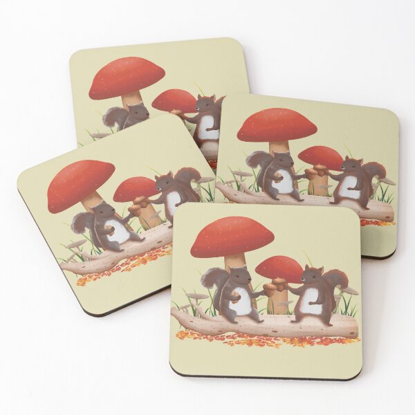 Item preview, Copy of Squirrels: Fallen leaves and Fallen Nuts designed and sold by DigandDig.