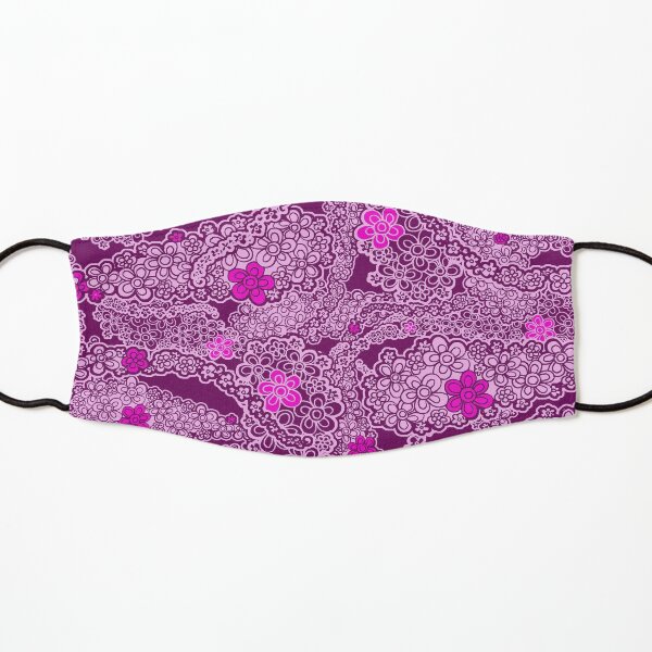 Pink Floral Paisley Kids Mask