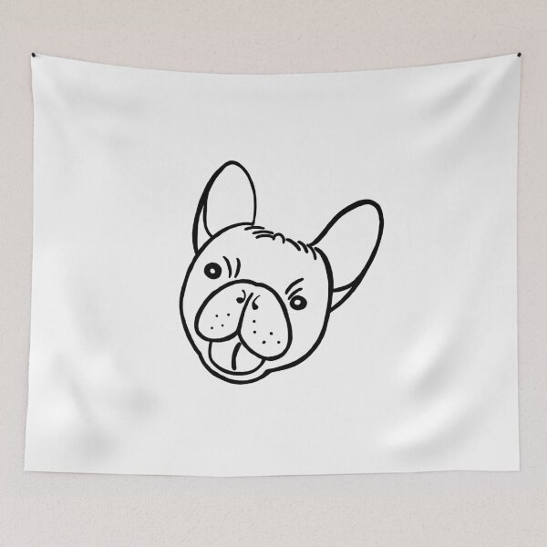 Item preview, Naughty Frenchie designed and sold by PawPawDog.