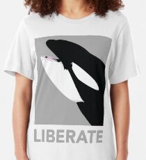Befreit (Orca) Slim Fit T-Shirt