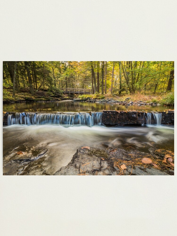 Thumbnail 2 of 3, Photographic Print, Top of Fulmer Falls, Childs Park, Poconos, PA designed and sold by Rabbitti.
