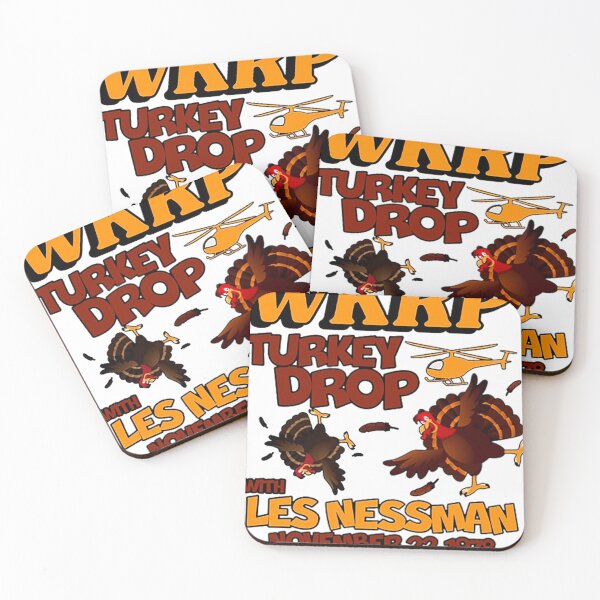 Item preview, Thanksgiving 1st Annual WKRP Turkey Drop T-Shirt designed and sold by bestseller2047.