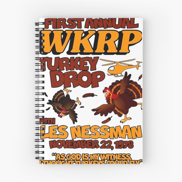 Item preview, Thanksgiving 1st Annual WKRP Turkey Drop T-Shirt designed and sold by bestseller2047.