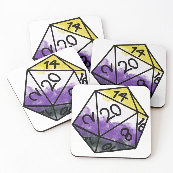 Item preview, Pride Dice - Non-Binary designed and sold by AdrianeTempest.
