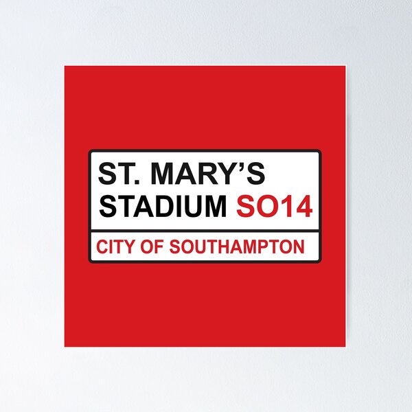 Item preview, Southampton Football Team St. Mary’s Stadium Street Sign designed and sold by DelfDesign.