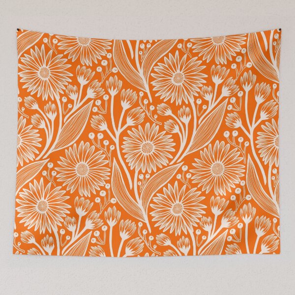 Item preview, Marmalade Coneflowers designed and sold by ColorObsession.