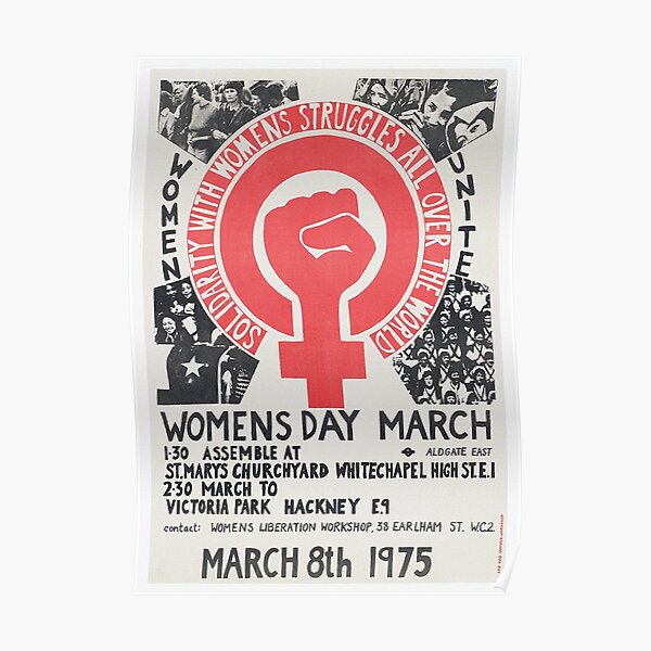 März Frauentag Poster