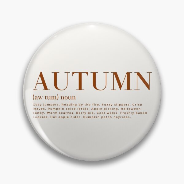 Item preview, Autumn definition designed and sold by Emily Shadbolt.