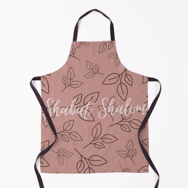 Shabbat with leaves Apron