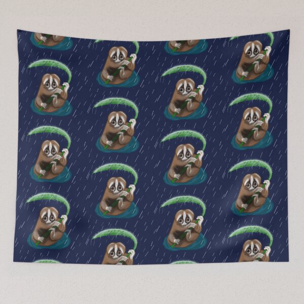 Item preview, Slow Loris In the Rain designed and sold by DesignsBySaxton.