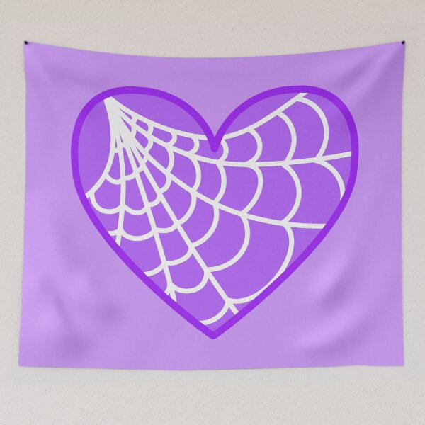 Item preview, halloween webby heart designed and sold by prismatic paper co.