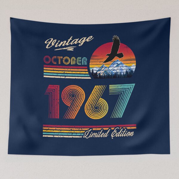Item preview, October 1967 Birthday designed and sold by GreenSplash.