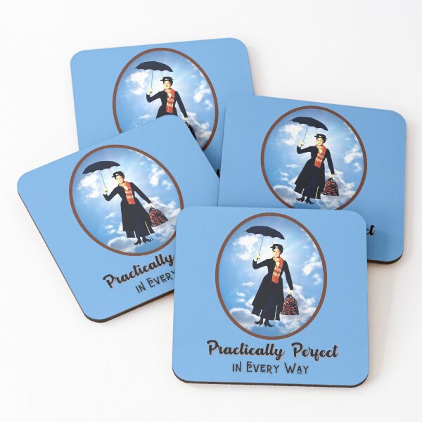 Item preview, Practically Perfect in Every Way - Mary Flying Down From the Sky (Black Letters) designed and sold by Taulukos Designs.
