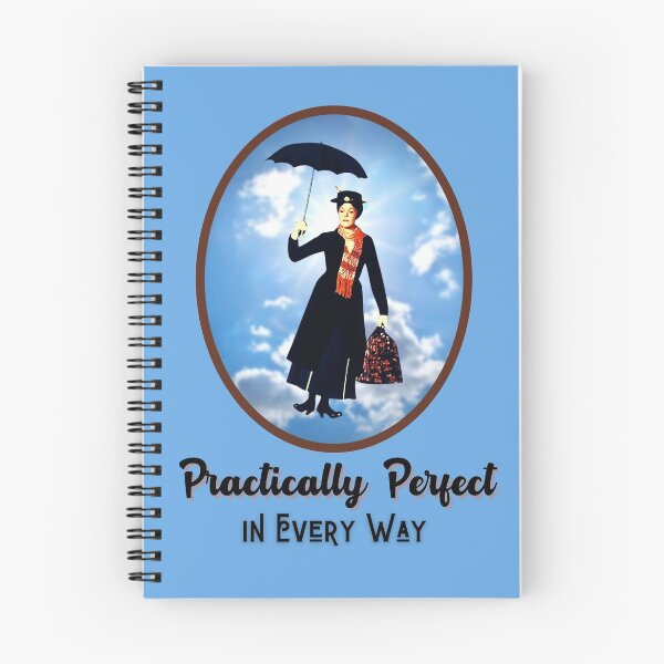 Item preview, Practically Perfect in Every Way - Mary Flying Down From the Sky (Black Letters) designed and sold by Taulukos Designs.