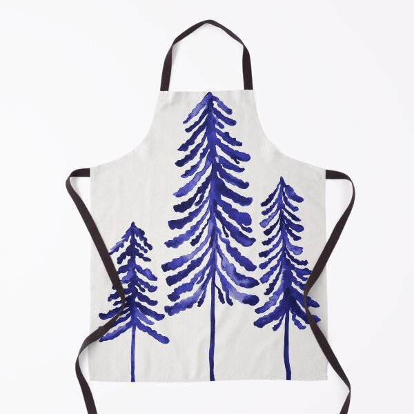 Item preview, Pine Trees – Navy designed and sold by Cat Coquillette.