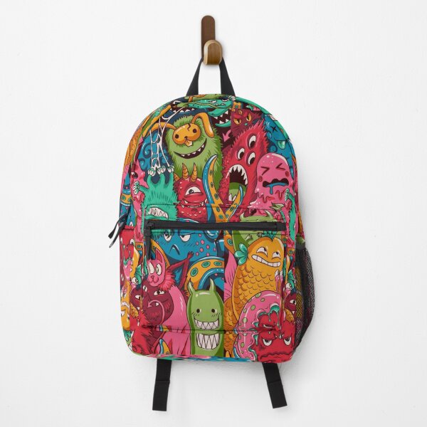 Item preview, happy colorful cute monsters designed and sold by SkeletrinoNero.
