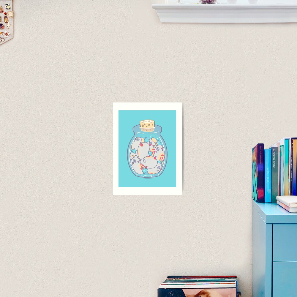 Jar of Cherubas Art Print