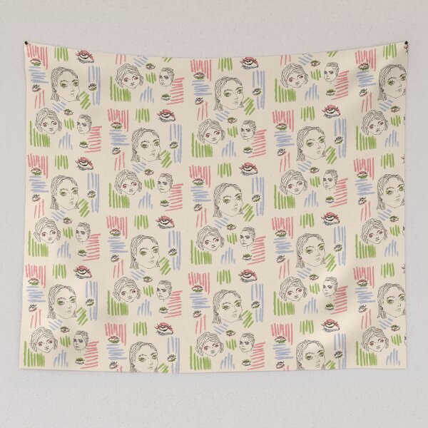 Item preview, Colorful faces designed and sold by pearlEmorehead.