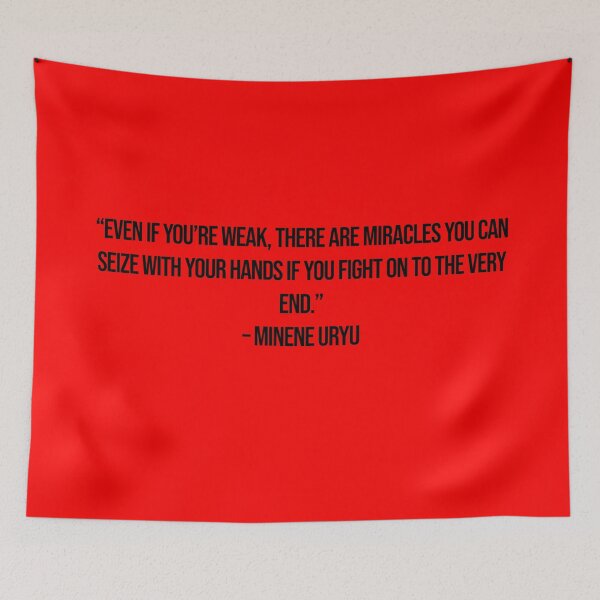 Item preview, Minene Uryuu - Quote  designed and sold by Epicanimequotes.